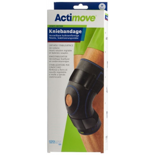 Actimove Sport Knee Support M Adjustable Pad Stabilising Bars