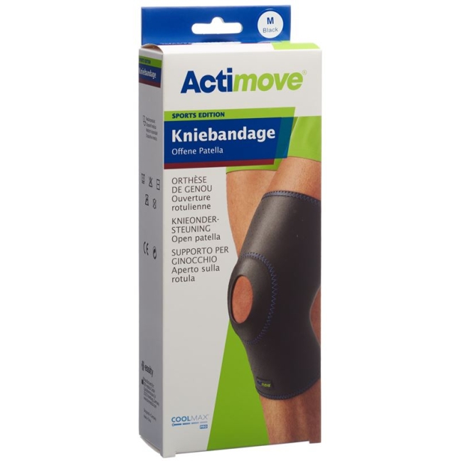 Колінна підтримка Actimove Sport M відкрита колінна чашечка