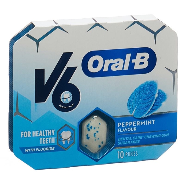 Жевательная резинка V6 Oralb «Мята» в блистерах 10 шт.