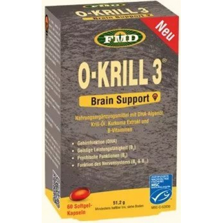 Fmd O-krill 3 Brain Support Kapseln Blister 60 Stück