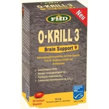 Fmd O-krill 3 Brain Support Kapseln Blister 60 Stück