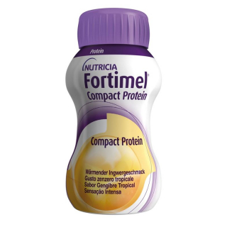 Fortimel Compact Protein Waerm Ingwer 4 Flasche 125ml