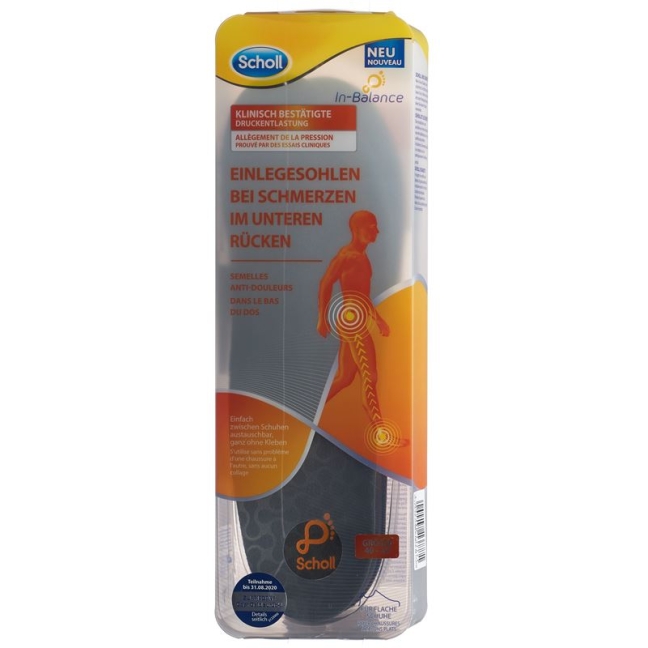 Устілки SCHOLL In-Balance 40-42 поперек 2 шт