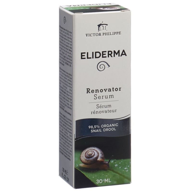 Сироватка для обличчя ELIDERMA з 98,5% органічного слизу равликів