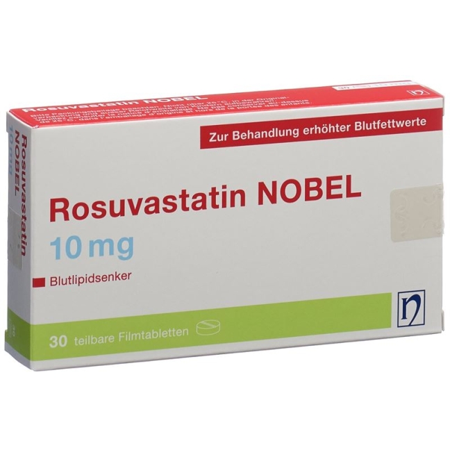 Rosuvastatin Nobel Filmtabletten 10mg 30 Stück