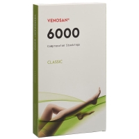 Venosan 6002 A-D KKL2 XL довгий відкритий чорний 1 пара