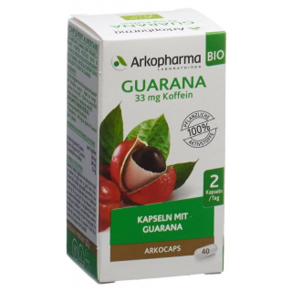 Arkocaps Guarana Kapseln Bio Dose 40 Stück