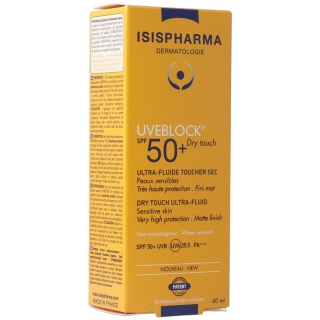 ISIS PHARMA UVEBLOCK DRY TOUCH SPF 50+ INVISIBLE 40 мл