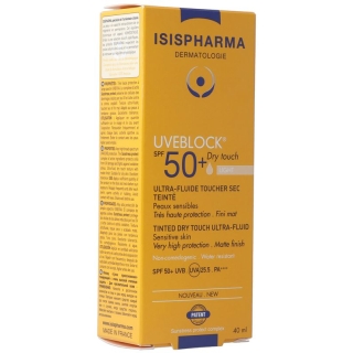 ISIS PHARMA UVEBLOCK DRY TOUCH SPF 50+ СВІТЛИЙ ТІНУВАНИЙ 40 мл