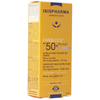 ISIS PHARMA UVEBLOCK DRY TOUCH SPF 50+ СЕРЕДНЬО ТІНУВАНИЙ 40 мл