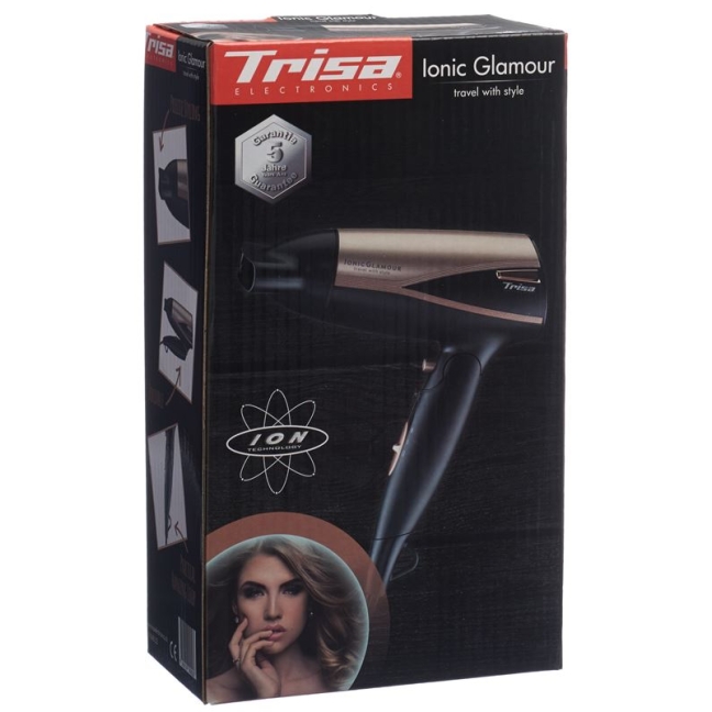 Дорожній фен Trisa Ionic Glamour