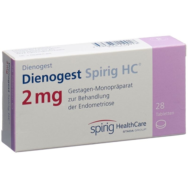 Dienogest Spirig HC Tabletten 2mg 28 Stück