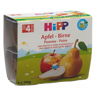 Hipp Fruchtpause Apfel Birne (neu) 4x 100g