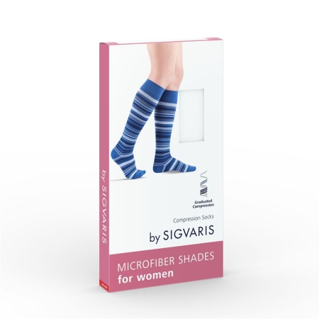 Sigvaris Microfiber Shades for Women Mini-Stripes A-D C закриті