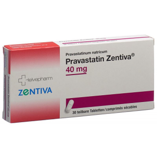 Pravastatin Zentiva Tabletten 40mg 30 Stück