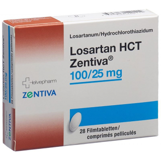 Losartan HCT Zentiva Filmtabletten 100/25mg 28 Stück