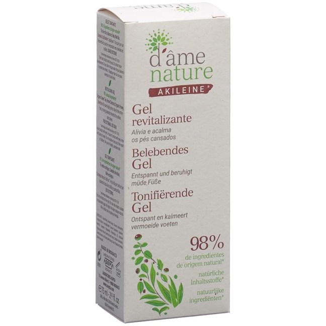 D&#39;Ame Nature підбадьорливий гель 75 мл