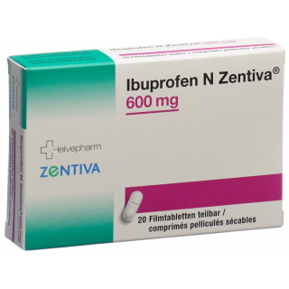 Ibuprofen N Zentiva Filmtabletten 600mg 20 Stück