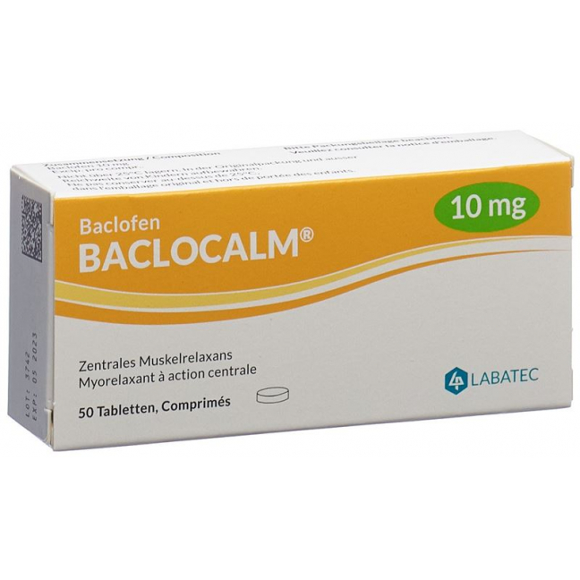 Baclocalm Tabletten 10mg 50 Stück