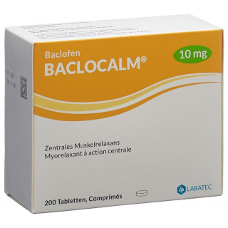 Baclocalm Tabletten 10mg 200 Stück