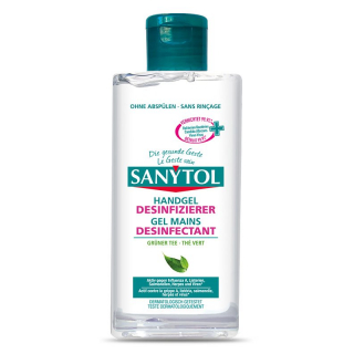 Sanytol Hand Desinfektionsgel Grüner Tee Flasche 75ml