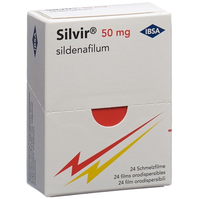 Silvir Schmelzfilm 50mg 24 Stück