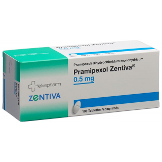 Прамипексол Зентива таблетки 0,5 мг 100 шт.