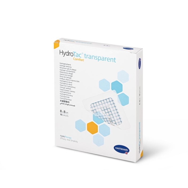 Hydrotac Transparent Comfort 6,5x10см стерильні 10 шт