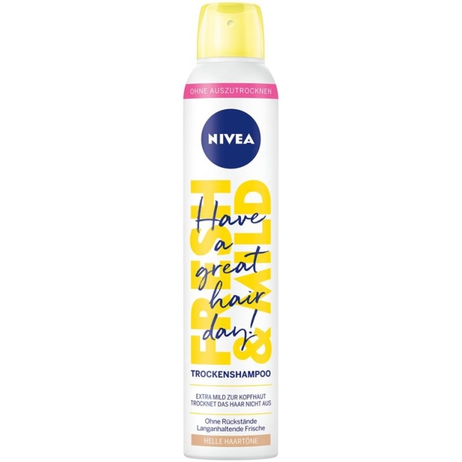 Сухий шампунь Nivea Fresh & Mild для світлого і світлого волосся