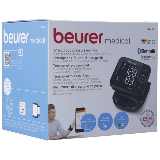 Наручний тонометр Beurer BC 54 Bluetooth