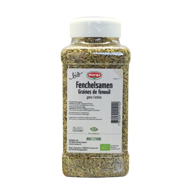 Morga Spice Fennel Seeds Whole Organic Ds 380 г