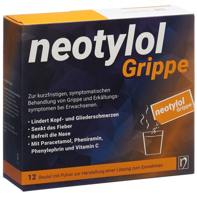 Neotylol Grippe Pulver Beutel 12 Stück