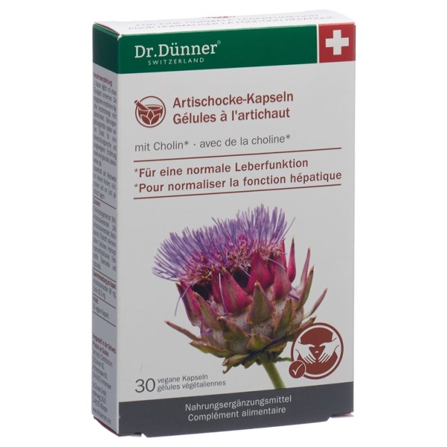 Капсули артишоку Dr. Dünner 30 капс