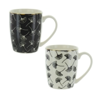 Herboristeria Mug Gingko Black & White