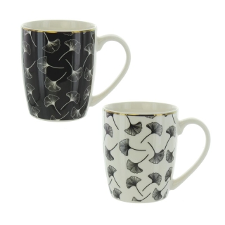 Кружка Herboristeria Gingko Black & White