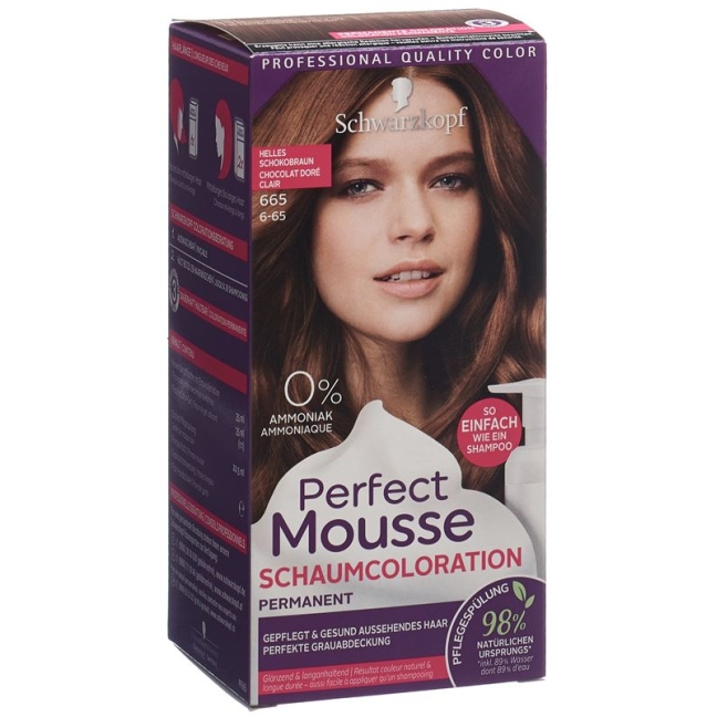 Perfect Mousse 665 Light chocolate brown