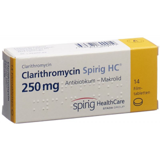 Clarithromycin Spirig HC Filmtabletten 250mg 14 Stück