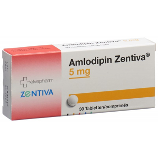 Amlodipin Zentiva Tabletten 5mg 30 Stück