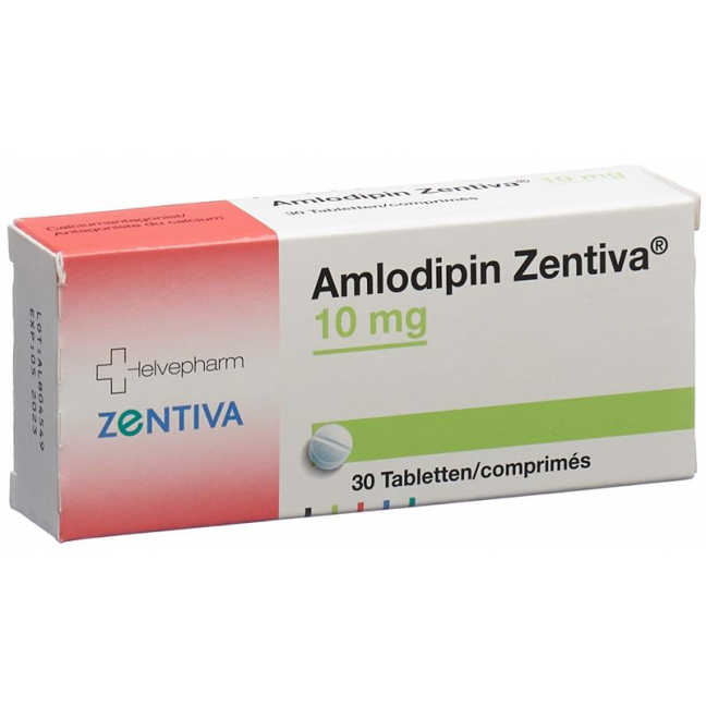 Амлодипин Зентива таблетки 10 мг 30 шт.