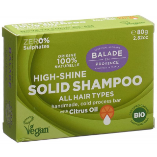 Твёрдое мыло для волос Balade en Provence High Shine нормальные волосы 80 г