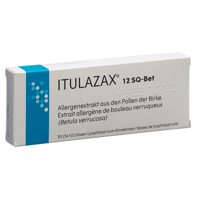 Itulazax Lyophilisat Oral 12 Sq-Bet 30 Stück