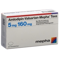 Amlodipine-Valsartan-Mepha Teva Filmtabl 5мг/160мг 28 шт.