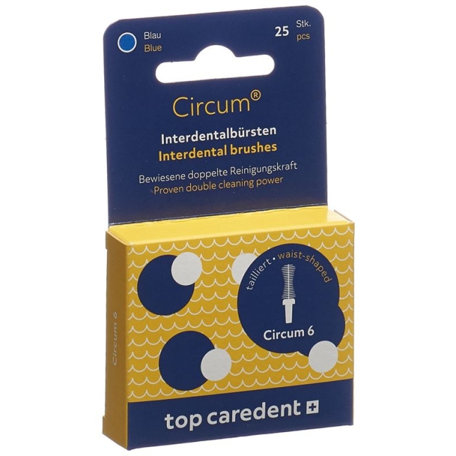 Top Caredent Circum 6 Int Breasts Grey 25 шт