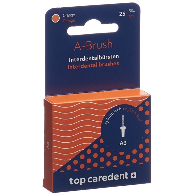 Топ Caredent A-brush 3 Idbh-o Orange 25 шт
