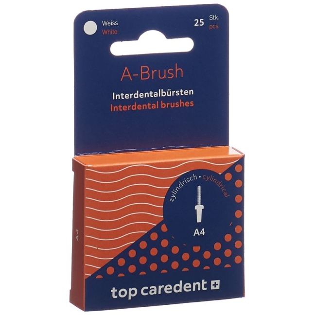 Top Caredent A-brush 4 Idbh-w White 25 шт