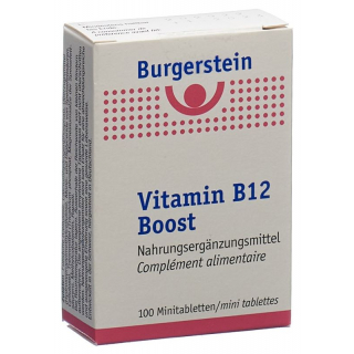 Мини-таблетки Burgerstein с витамином B12 Boost, 100 шт.