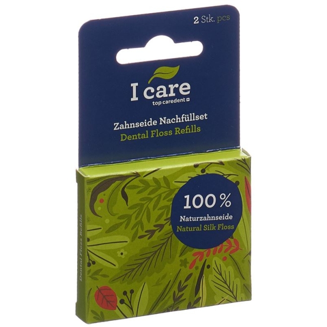 Зубна нитка Top Caredent натуральна замінна бджілка 25м 2 шт