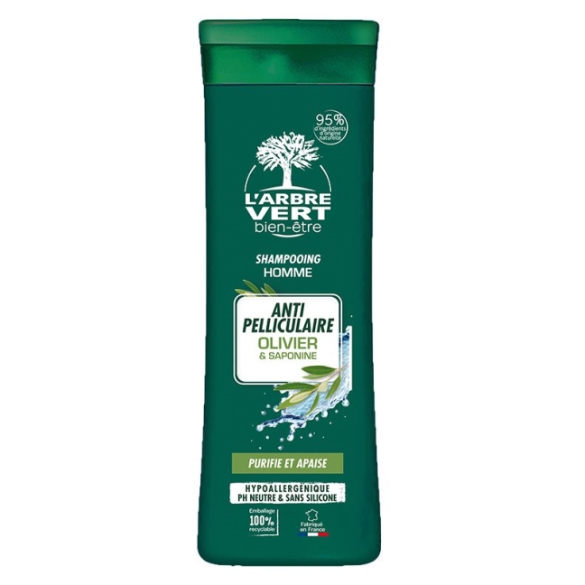 L&#39;Arbre Vert Eco Shampoo Man Anti-Dandruff Fr 250 M