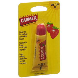 Carmex Lippenbalsam Strawberry SPF 15 Tube 10g