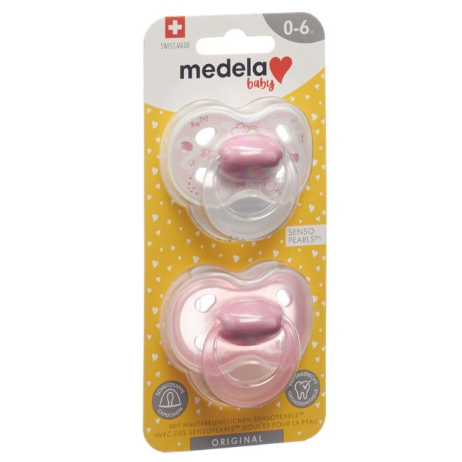 MEDELA Baby Nuggi Original 0-6 рожевий
